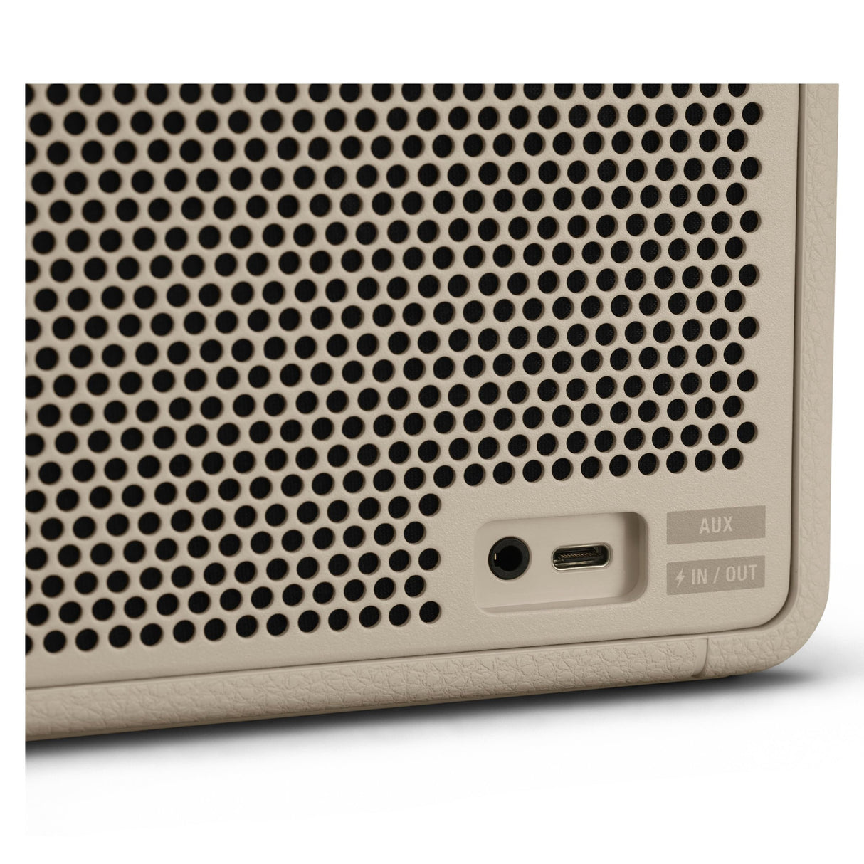 Marshall Middleton - Altavoz Bluetooth inalámbrico portátil (20 Horas de Lectura portátil, Impermeable, IP67, Color Crema