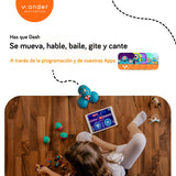 Wonder Workshop Dash Robot - Robots Inteligentes para Niños, juguete, Color azul