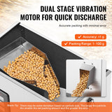 VEVOR Máquina llenadora de polvo, 1-100 g, Máquina llenadora automática inteligente de pesaje de partículas, Llenadora dispensadora para semillas de té, granos, polvo, harina, frijoles, copos