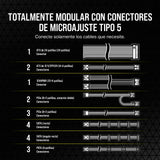 Corsair SF1000L Fuente de Alimentación SFX Totalmente Modular de Bajo Ruido - Compatible Con ATX 3.1 y PCIe 5.1 - Ventilador Silencioso PWM de 120 mm - Eficiencia 80 PLUS Gold - Modo RPM Cero - Negro