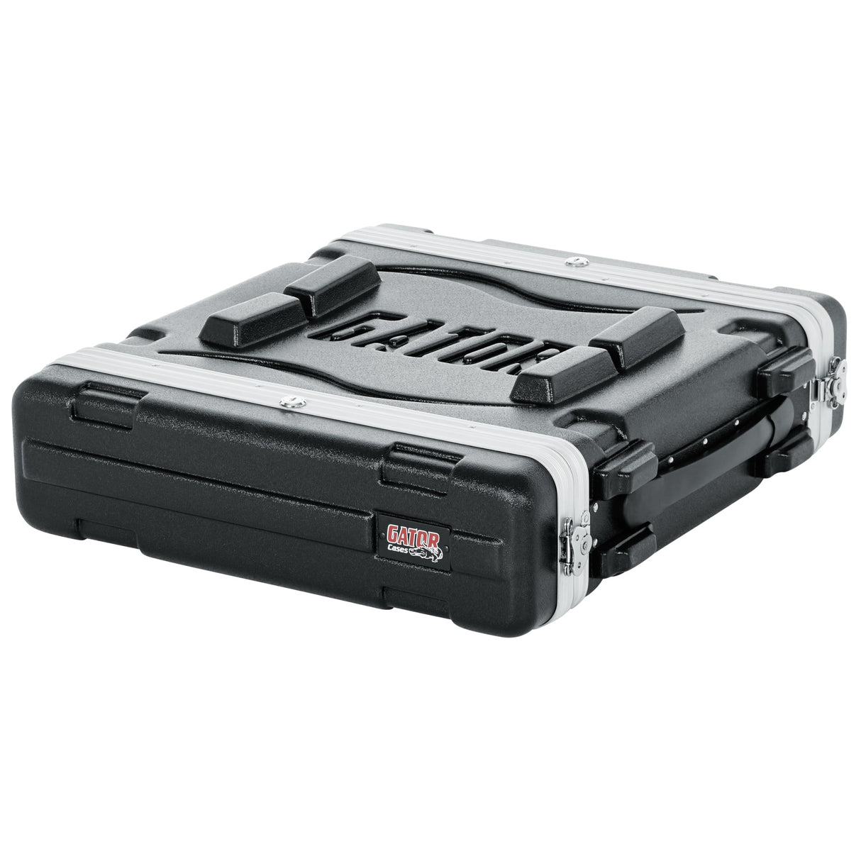 Gator Cases Estante Moldeado Liviano 2U con Pestillos Resistentes; Profundidad Estándar 19.25' (GR-2L)