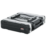 Gator Cases Estante Moldeado Liviano 2U con Pestillos Resistentes; Profundidad Estándar 19.25' (GR-2L)