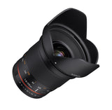 Rokinon 20 mm f/1,8 – 22 Fijo Prime 20 mm Gran Angular, Lente Negro (Modelo‎ RK20MAF-N)