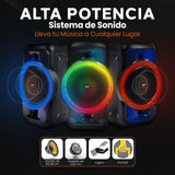 Pyle Altavoz Grande, Bluetooth, Portátil, Sistema True Wireless Stereo, Graves Potentes y Agudos Claros