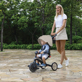 Trottinette enfant Globber Tricycle Explorer 4 en 1 Evolutif et Pliable Taupe