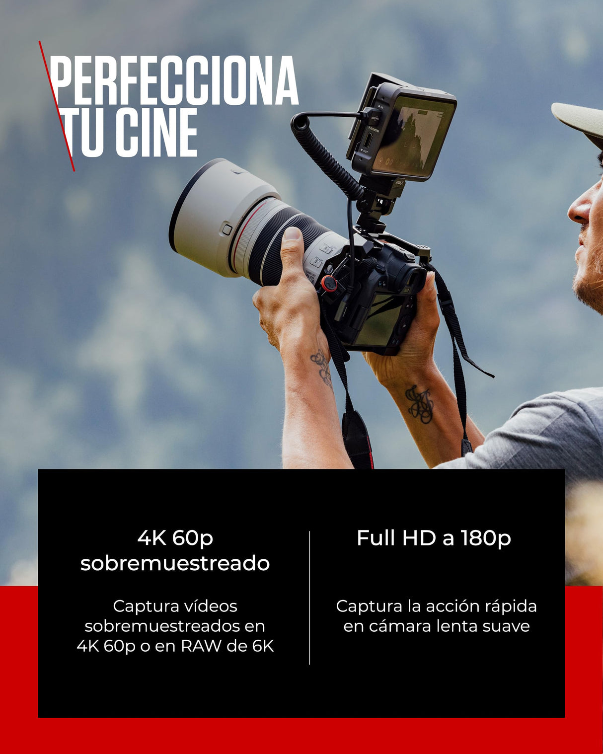 Canon EOS R6 Mark II | Cámara Mirrorless Full Frame | 24,2 MP, 40 fps, Vídeo 4K, Dual Pixel AF II, Wi-Fi y Bluetooth | Cámara para Baja Iluminación | + RF 24 105mm f 4 7.1 IS STM