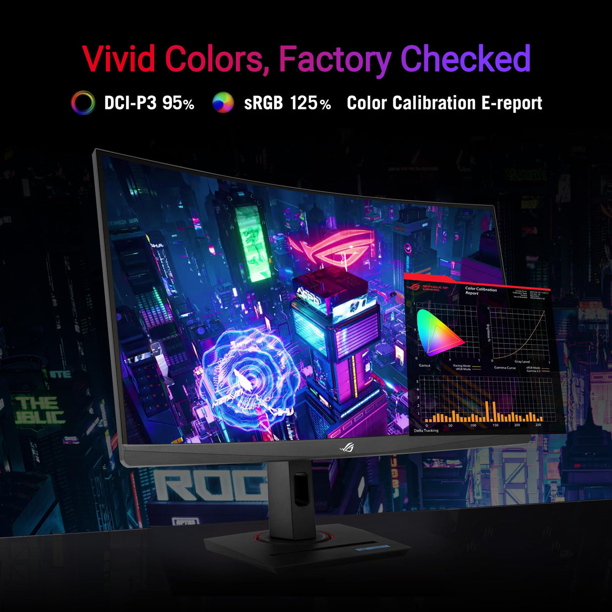 ASUS ROG Strix XG27WCMS Monitor Gaming, USB Tipo-C de 27 Pulgadas, 2560 x 1440, Curvo, 280 Hz overclock, 1 ms GTG, ELMB, USB Tipo-C, FreeSync Premium, DisplayWidget Center, Toma para trípode, HDR