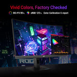 ASUS ROG Strix XG27WCMS Monitor Gaming, USB Tipo-C de 27 Pulgadas, 2560 x 1440, Curvo, 280 Hz overclock, 1 ms GTG, ELMB, USB Tipo-C, FreeSync Premium, DisplayWidget Center, Toma para trípode, HDR