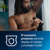 Philips Recortadora de Barba Serie 9000, Máquina Cortar Pelo, Cortapelos Hombre, Kit 14 en 1 Para Cara, Pelo, Orejas, Nariz y Cuerpo,120min de uso, En Seco y Húmedo, Recargable, OneBlade, MG9550/15