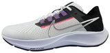 Nike Wmns Air Zoom Pegasus 38, Sneaker Mujer, White Mtlc Silver Black Flash Crimson Anthracite Wild Berry, 36 EU