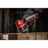Milwaukee - Lijadora excéntrica inalámbrica M12 FUEL FDSS-422X con bandeja de lijado en forma de penta, 12 V, 4 Ah