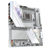 GIGABYTE X870 AORUS Tachyon Ice Placa Base – Compatible con procesadores AMD Ryzen 9000, VRM Digital de 18+2+2 Fases, hasta 9600 MHz DDR5 (OC), 1 x PCIe 5.0 + 2 x PCIe 4.0, Wi-Fi 7, LAN 5 GbE, USB 4