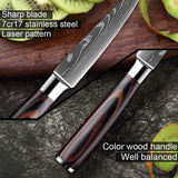 MDHAND Juego de 10 Cuchillos de Cocina, Cuchillos de Chef alemán de, Profesional Set de Cuchillos de Cocina Acero Inoxidable, Set Cocina Antioxidante