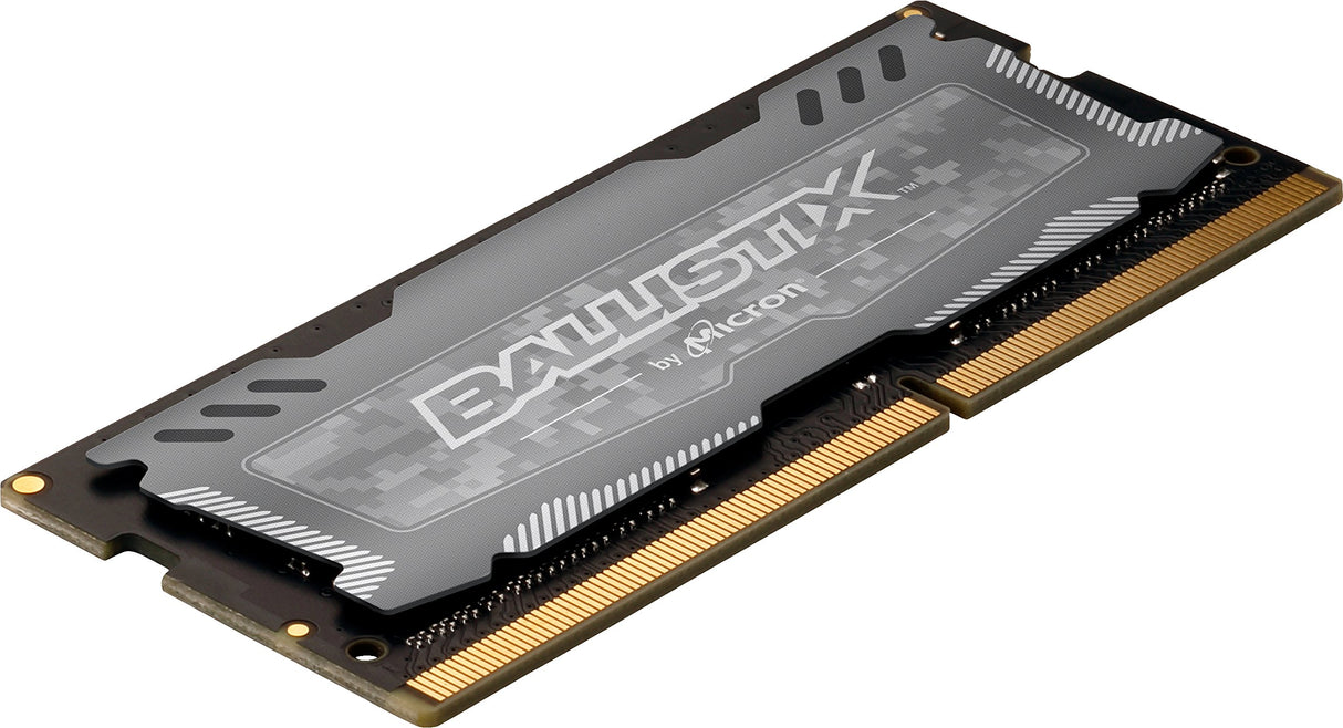 Ballistix Sport LT BLS2K16G4S240FSD - Kit de memoria RAM de 32GB (16GB x2, DDR4, 2400 MT/s, PC4-19200, CL16, Dual Rank x8, SODIMM, 260-Pin) gris