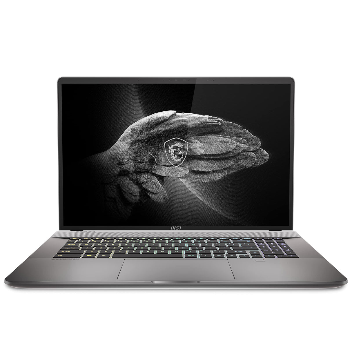 MSI Creator Z17 A12UGST-040ES - Ordenador portátil 17" QHD+ (Intel Core i7-12700H, 32GB RAM, 1TB SSD, GeForce RTX 3070Ti-8GB, Windows 11 Home Advanced) Lunar Gray, Per-Key RGB Keyboard