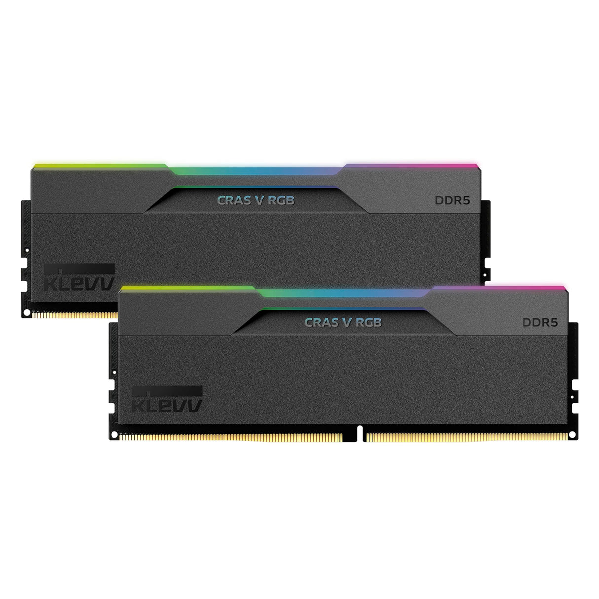 KLEVV CRAS V DDR5 RGB 32GB (2X 16GB) 6000MHz CL30 Kit de Memoria RAM para Gaming XMP 3.0 Alto Rendimiento Overclocking 30-36-36-76