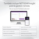 NETGEAR Switch de 8 puertos y 10 GB MS510TXM |Multigigabit gestionado Smart - 2x puertos SFP+ 10Gigabit - Montaje en sobremesa o en bastidor, y protección ProSAFE de por vida