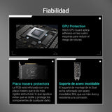 ASUS Dual GeForce RTX 5060 Ti 16GB GDDR7 OC Edition (PCIe 5.0, 16GB GDDR7, DLSS 4, HDMI 2.1b, DisplayPort 2.1b, diseño de 2.5 Ranuras, diseño de Ventilador Axial-Tech, tecnología 0dB)