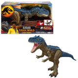 Mattel Jurassic World: Teoría del Dinocaos Netflix - Allosaurus Colosal, Figura de acción grande de dinosaurio de juguete que mide 97 cm de largo, serie Epic Evolution, regalo, +4 años, HRX53