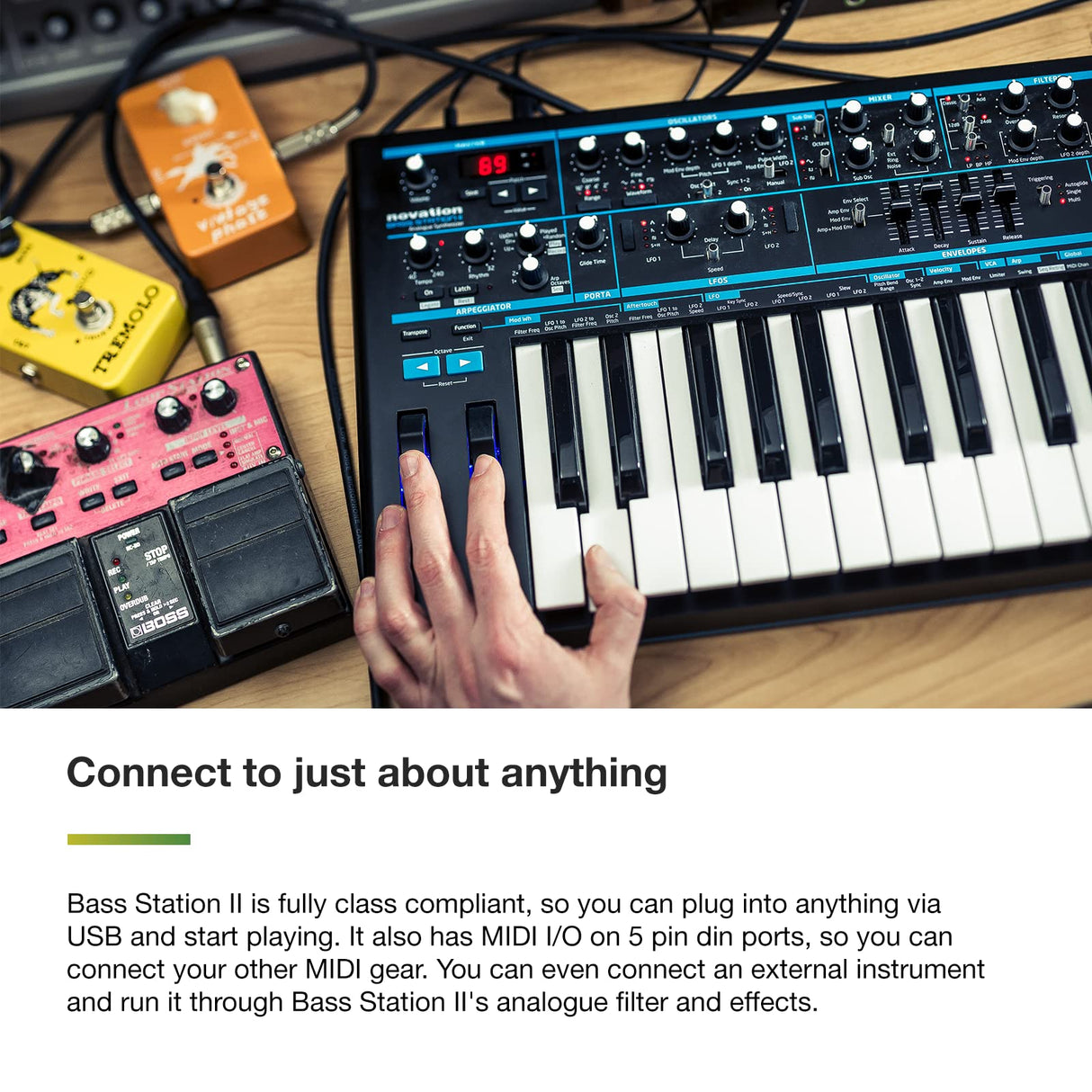 Novation Bass Station II - Teclado MIDI