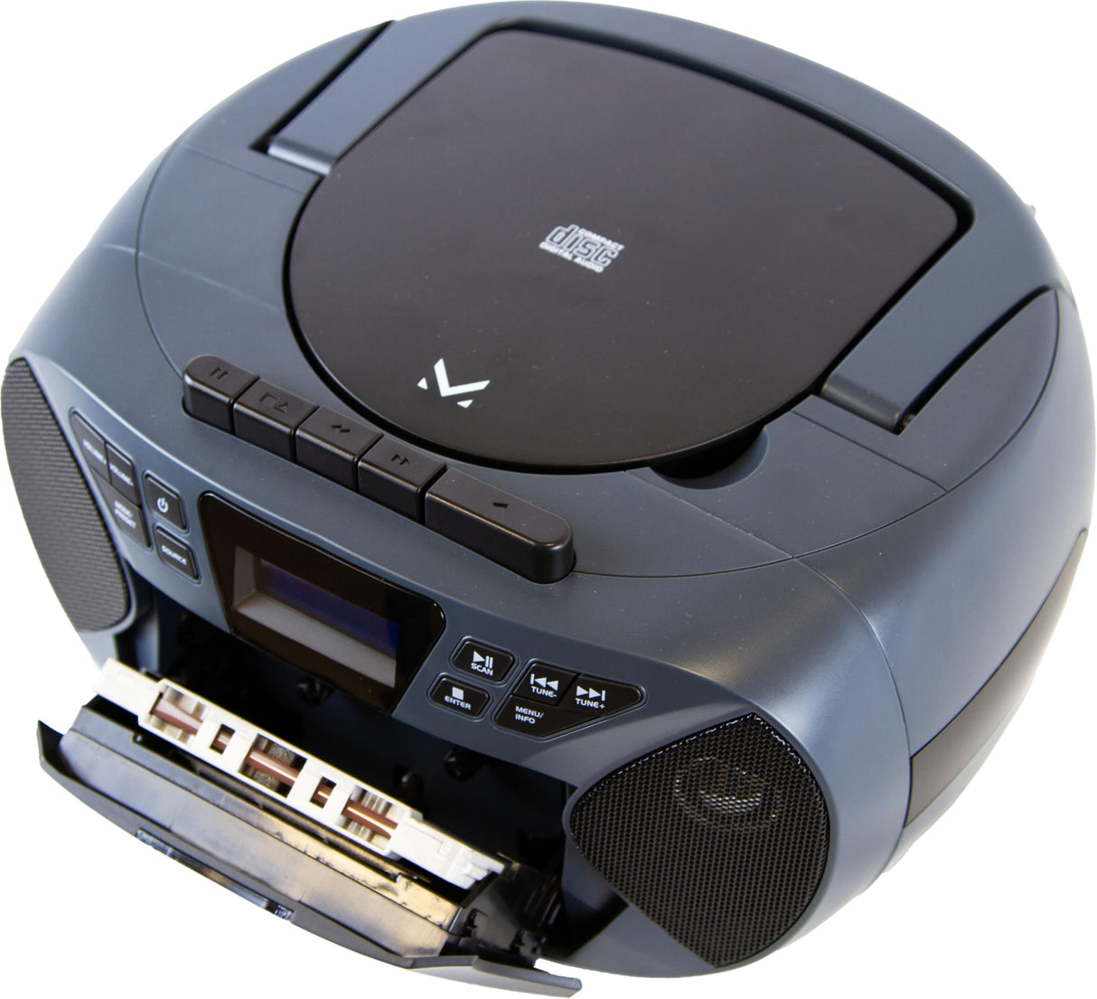 MAJESTIC Radiorgrabador (Ah-2430) portátil Dab Boom Box Tris C-CS y CD