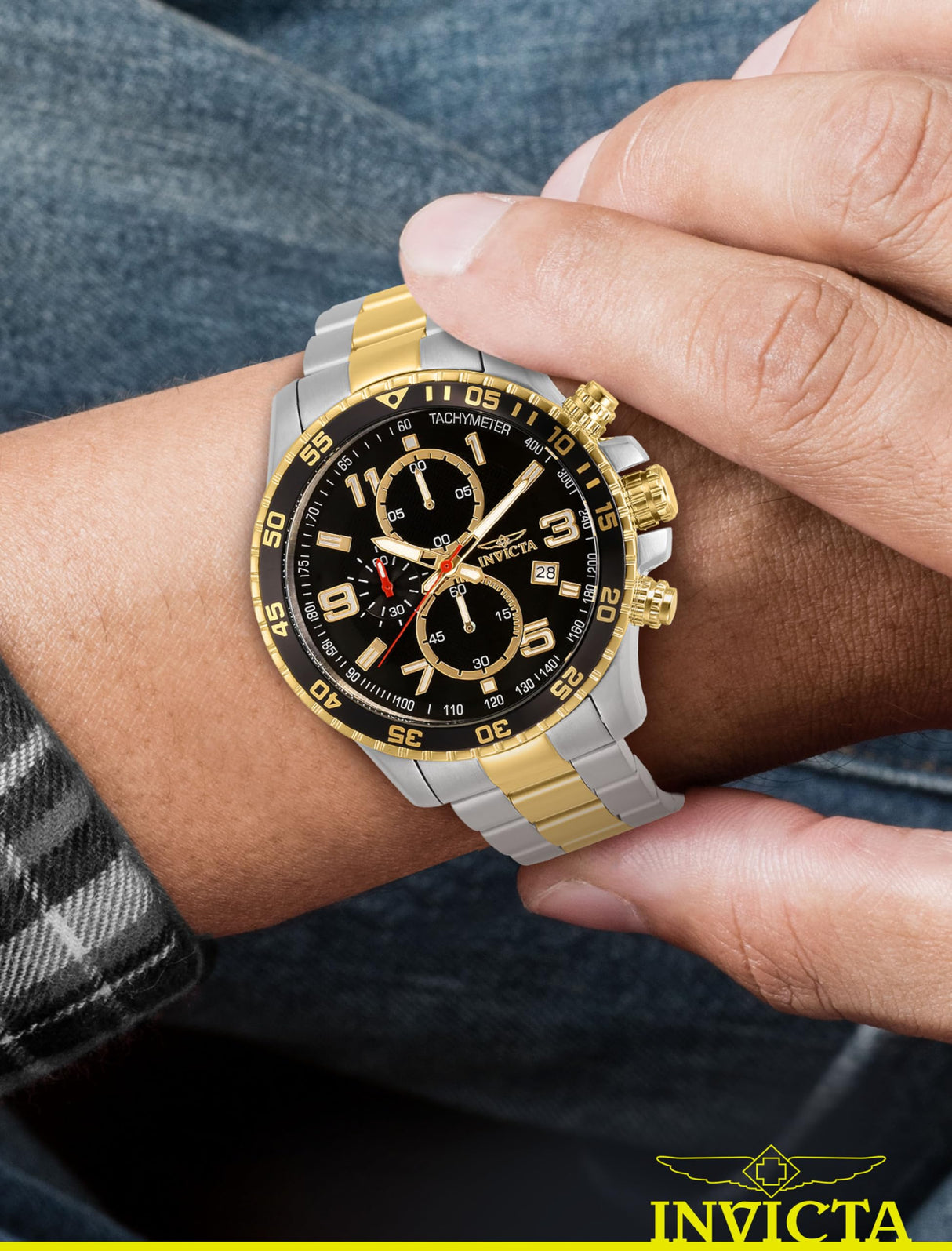 Invicta Specialty Reloj Cuarzo para Hombre de acero inoxidable - 45mm