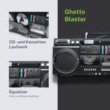M-380 GB Radio CD, Cassette grabador BT USB