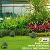 Pyle Altavoz de jardín Impermeable de 6.5 Pulgadas para Exteriores, Altavoz pasivo de 6.5 Pulgadas, 6-1/2 Pulgadas, coaxial de 2 vías, IP56, Muy Adecuado para instalación en Diferentes Superficies,