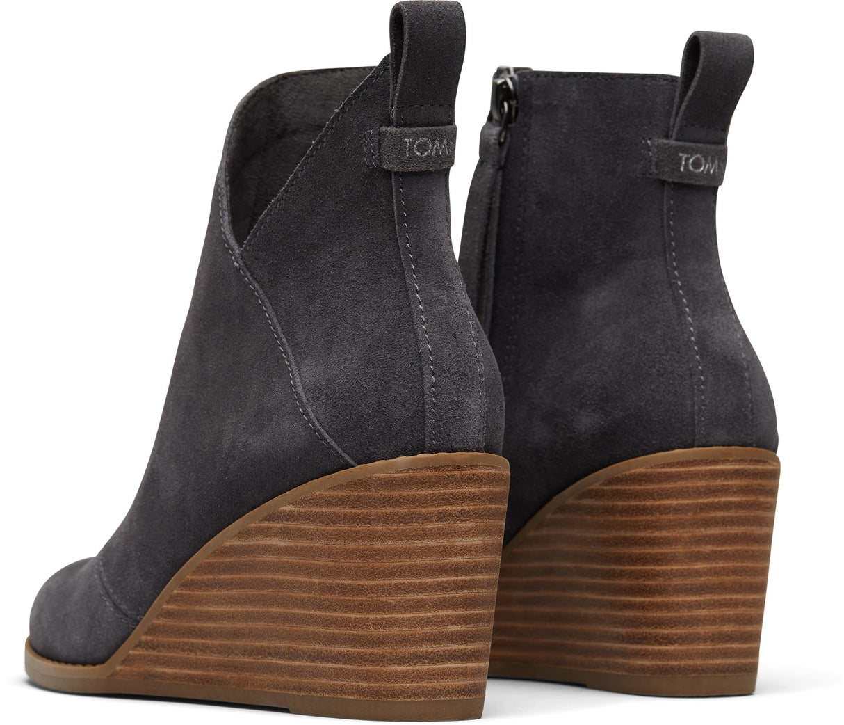 TOMS Sutton, Botas Cortas al Tobillo Mujer, Ante de Hierro Forjado, 38 EU