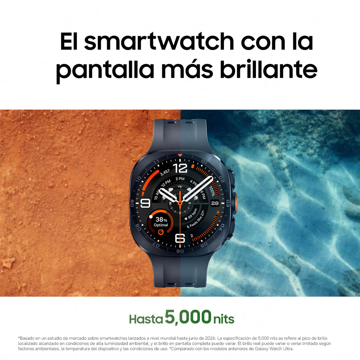 Samsung Galaxy Watch Ultra2, 47mm, LTE, Gris Titanio (Versión Española)