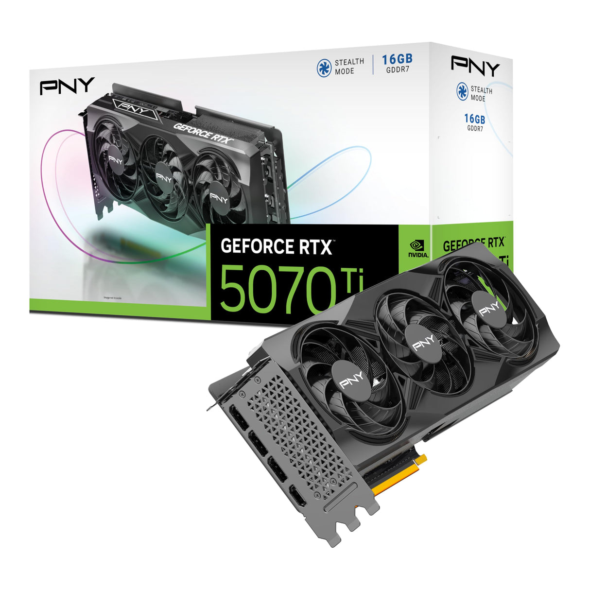 PNY Tarjeta gráfica GEFORCE RTX™ 5070 Ti 16GB Triple Ventilador DLSS4