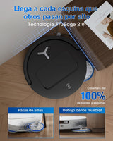 ECOVACS Deebot T50 Omni Gen2 Robot Vacuum Cleaner, 15000 Pa, Extendable Side Brush and Mops, ZeroTangle 2.0, Washing with Hot Water at 75 °C, Ultrathin 81 mm, Black