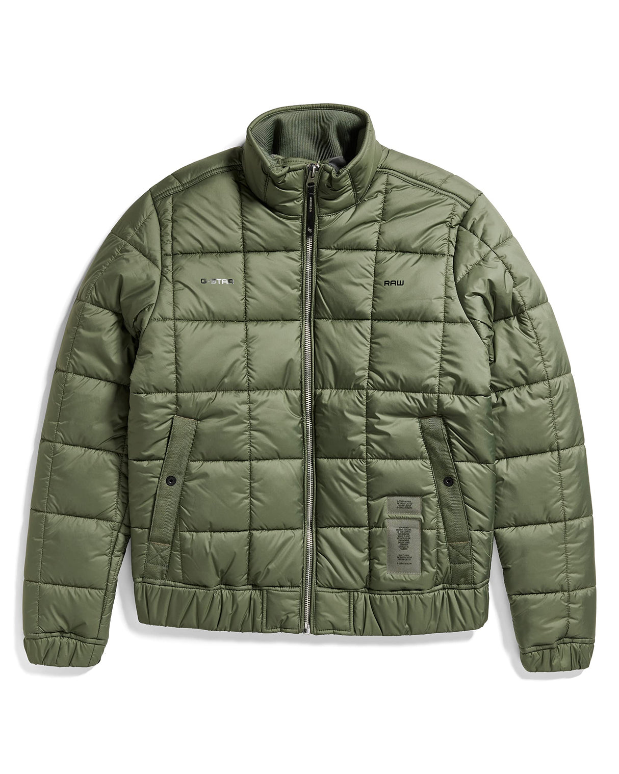 G-Star Para Hombre Chaqueta Meefic Square Quilted, Verde (lt hunter D22714-B958-8165), L