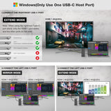 16 en 2 USB C Docking Station, Universal USB C Dock Triple Display Multiport Hub con 4K HDMI, VGA, 100W PD USB C Hub para MacBook Pro/Air, Lenovo, HP, DELL (USB-A/C 3.0, RJ45 LAN, Audio & Mic, SD/TF)