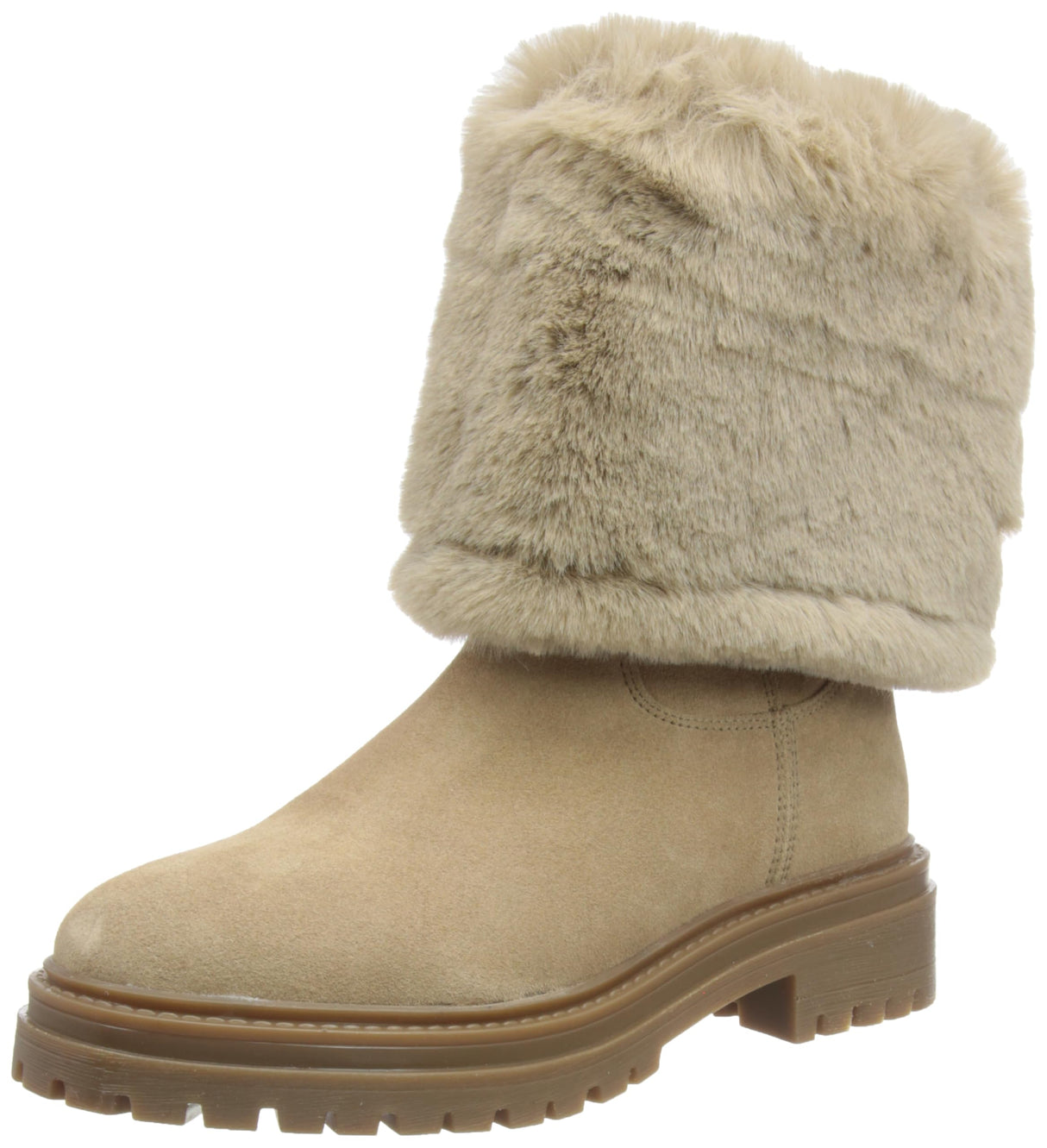 Geox D Iridea, Botas Mujer, Toffee Beige, 37 EU