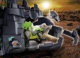 PLAYMOBIL Dino Rise 70623 Dino Rock, con Efecto de luz, Sonido y vibración, A Partir de 5 años