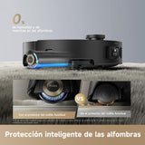 DREAME Aqua10 Roller, Robot Vacuum Cleaner with AquaRoll Scrubbing Technology, Carpet Care Brush Protector, Automatic Emptying, 30,000 Pa Suction, Extendable Roller Mop