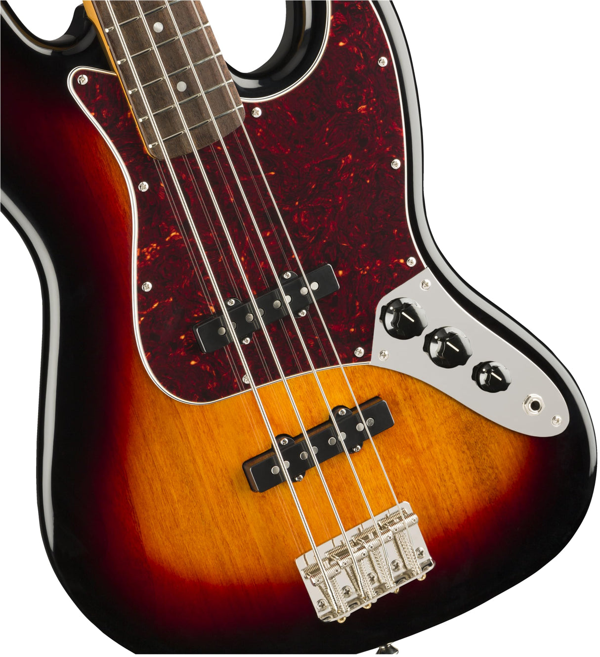 Squier by Fender Classic Vibe años '60 Jazz Bass, Guitarra Eléctrica, Diapasón de Laurel, 3 Tonos Marrón