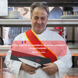 KOTAI | Cuchillo de chef Gyuto | Cuchillo de chef profesional | Hoja de 20 cm | Cuchillos forjados a mano | Acero inoxidable japonés 440C | Mango de madera de Pakka | Tang oculto completo