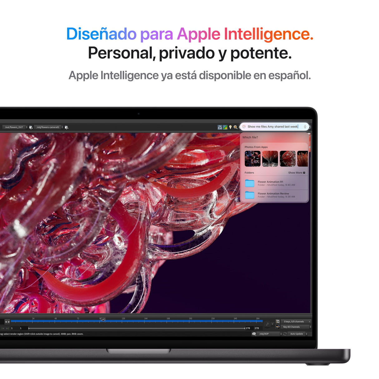 Apple MacBook Pro portátil con Chip M4 MAX, CPU 14 núcleos, GPU 32 núcleos: diseñado para Apple Intelligence, Pantalla Liquid Retina XDR 16,2″, 36 GB Memoria unificada, 1 TB de SSD, Plata
