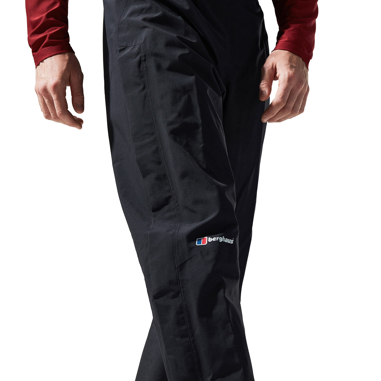 Berghaus 422077BP6 Pantalones para Caminar, Hombre, Black/Black, 3XL