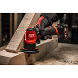 Milwaukee - Lijadora excéntrica inalámbrica M12 FUEL FDSS-422X con bandeja de lijado en forma de penta, 12 V, 4 Ah