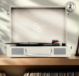 Mixx Audio - Platino de Vinilo portátil BT Revival 55 Stereo - Turquesa
