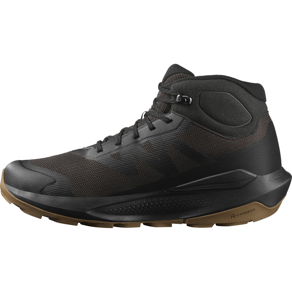 Salomon ELIXIR TOUR MID WATERPROOF, Zapatos de senderismo para Hombre, Phantom Black Asphalt, 44 2/3 EU