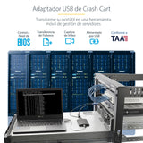 StarTech.com Adaptador USB de Crash Cart - Vídeo y Transferencia de archivos - Adaptador de Crash Cart para Ordenador Portátil - Adaptador KVM de Crash Cart para Sala de Servidores (NOTECONS02)