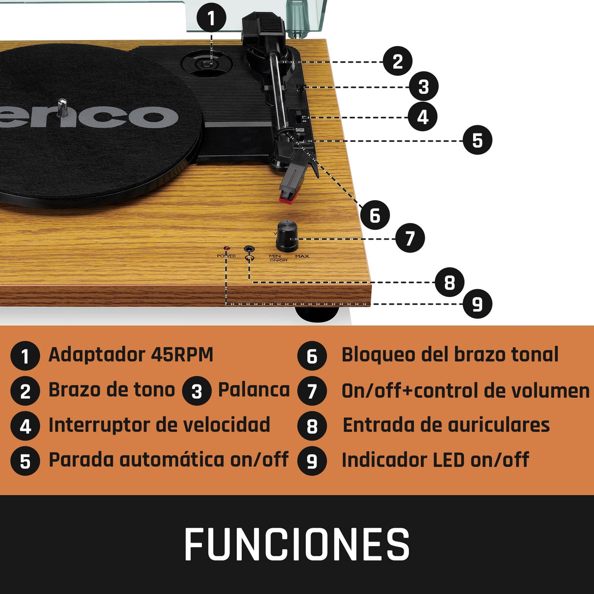 Lenco LS-10 Holz, Tocadiscos