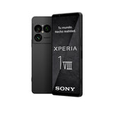 Sony Xperia 1 VIII - Pantalla OLED HDR FHD+ de 6,5" 19,5:9 120Hz, Triple cámara con Nuevo teleobjetivo, Xperia AI, Batería 2 días, Audio 3,5 mm, Dual SIM, Negro Grafito