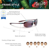 Maui Jim Hookipa Gafas, Tortoise, 64-14-140 Unisex Adulto