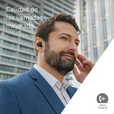 Technics EAH-AZ100E-K Auriculares Inalámbricos con Cancelación De Ruido, Bluetooth Multipunto, Voice Focus AI, Cómodos Auriculares Internos, Color Negro