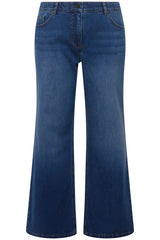 Ulla Popken Dummy Jeans, Dark Blue Denim, 32W / 30L para Mujer